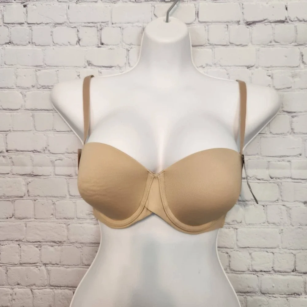 NWT Maidenform Women's Beige‎ A little Pick me up Convertible Bra 34D